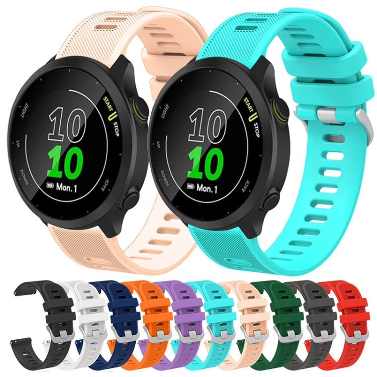For Amazfit Pop 20mm Silicone Twill Watch Band