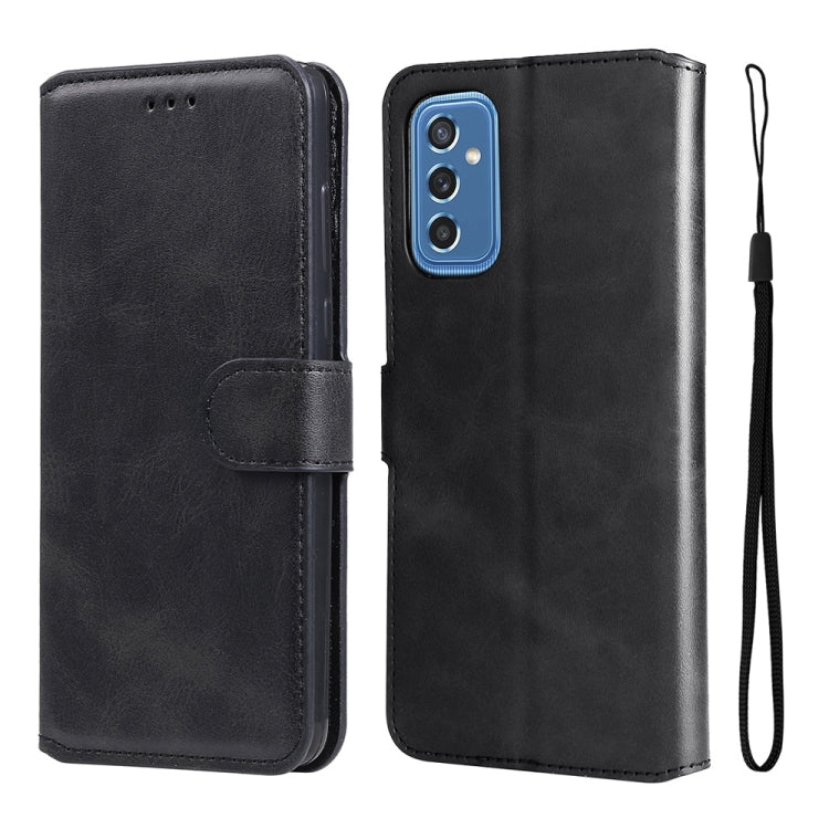 For Samsung Galaxy M52 5G JUNSUNMAY Calf Texture Leather Phone Case