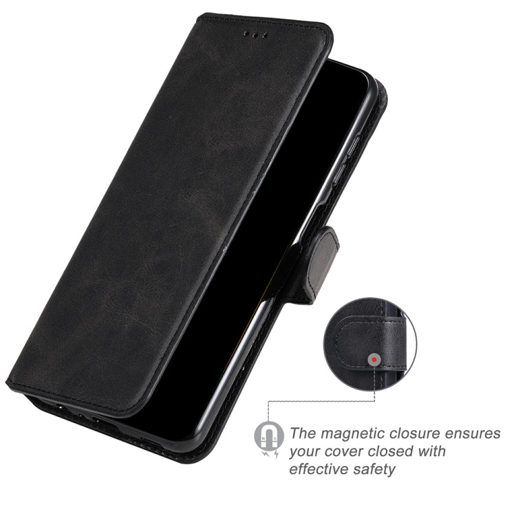 For Samsung Galaxy M52 5G JUNSUNMAY Calf Texture Leather Phone Case
