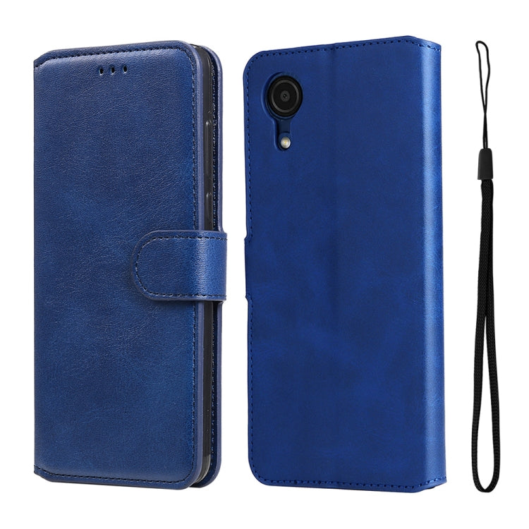 For Samsung Galaxy A03 Core JUNSUNMAY  Calf Texture Leather Phone Case