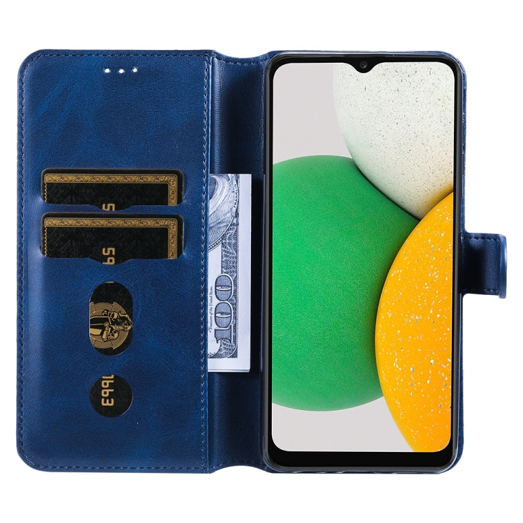 For Samsung Galaxy A03 Core JUNSUNMAY  Calf Texture Leather Phone Case