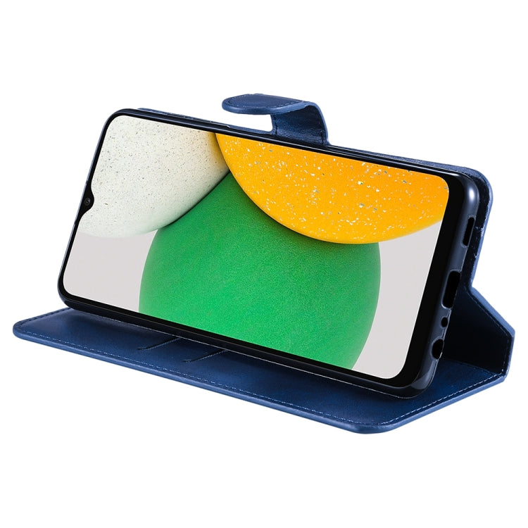 For Samsung Galaxy A03 Core JUNSUNMAY  Calf Texture Leather Phone Case