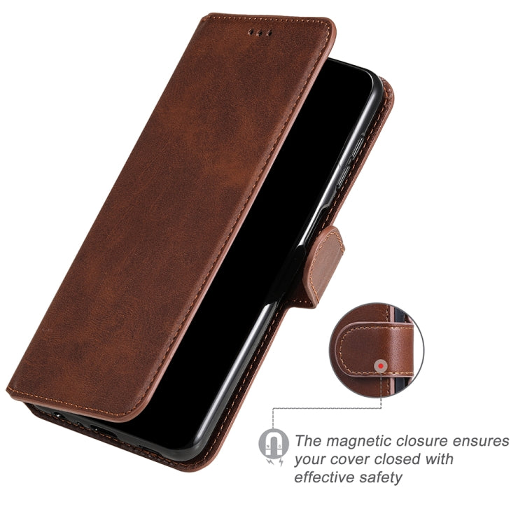 For Samsung Galaxy A03 Core JUNSUNMAY  Calf Texture Leather Phone Case