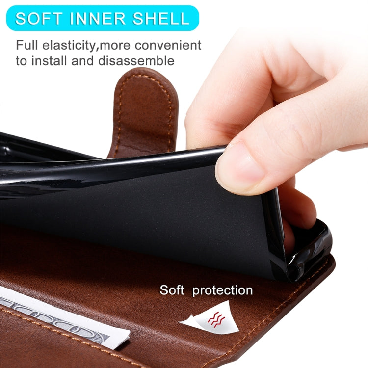 For Samsung Galaxy A03 Core JUNSUNMAY  Calf Texture Leather Phone Case