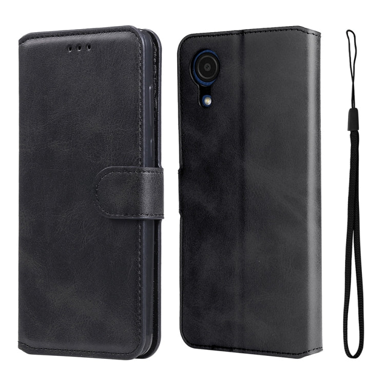 For Samsung Galaxy A03 Core JUNSUNMAY  Calf Texture Leather Phone Case