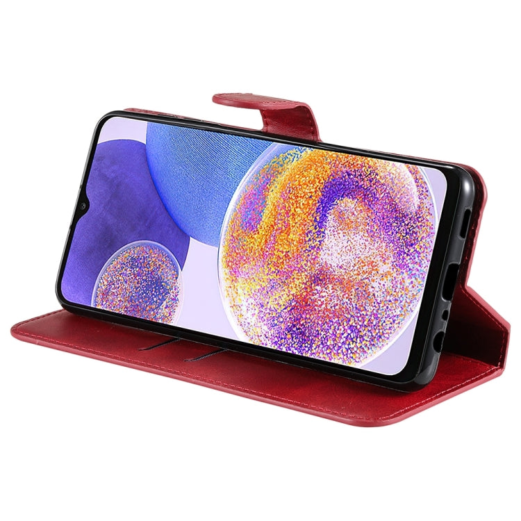 For Samsung Galaxy A23 4G / M23 / F23 JUNSUNMAY Calf Texture Leather Phone Case