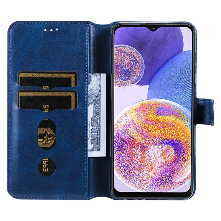 For Samsung Galaxy A23 4G / M23 / F23 JUNSUNMAY Calf Texture Leather Phone Case