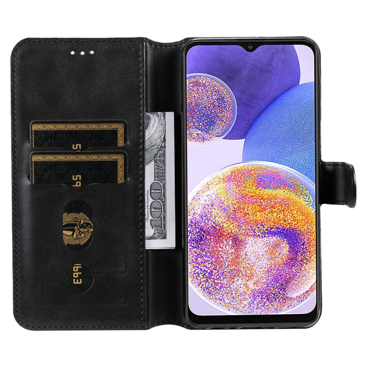 For Samsung Galaxy A23 4G / M23 / F23 JUNSUNMAY Calf Texture Leather Phone Case