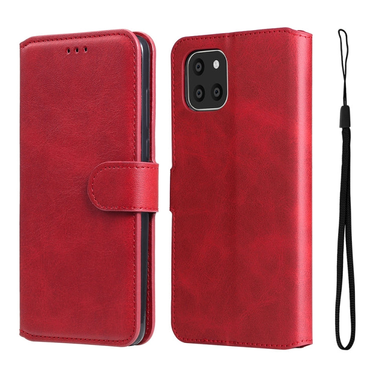 For Samsung Galaxy A03 166mm EU Version JUNSUNMAY Calf Texture Leather Phone Case