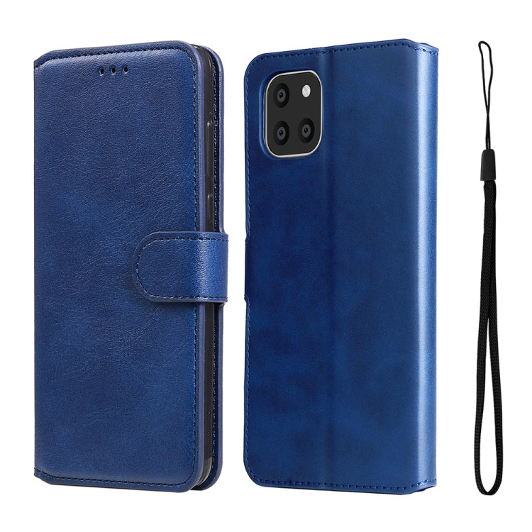 For Samsung Galaxy A03 166mm EU Version JUNSUNMAY Calf Texture Leather Phone Case