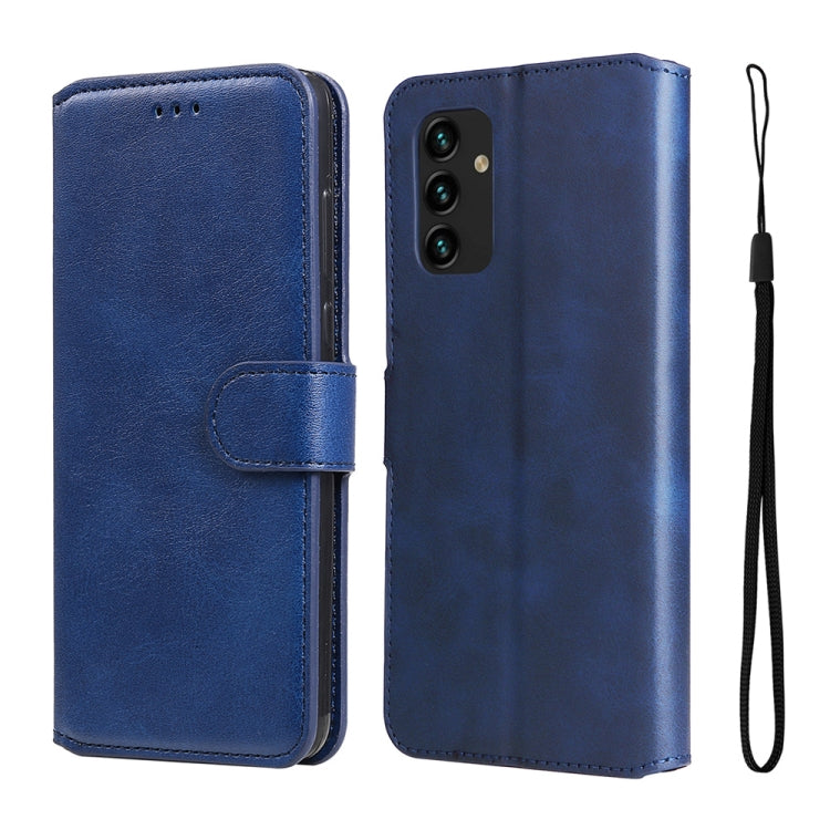 For Samsung Galaxy A13 4G JUNSUNMAY Calf Texture Leather Phone Case