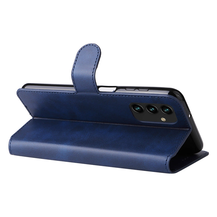 For Samsung Galaxy A13 4G JUNSUNMAY Calf Texture Leather Phone Case