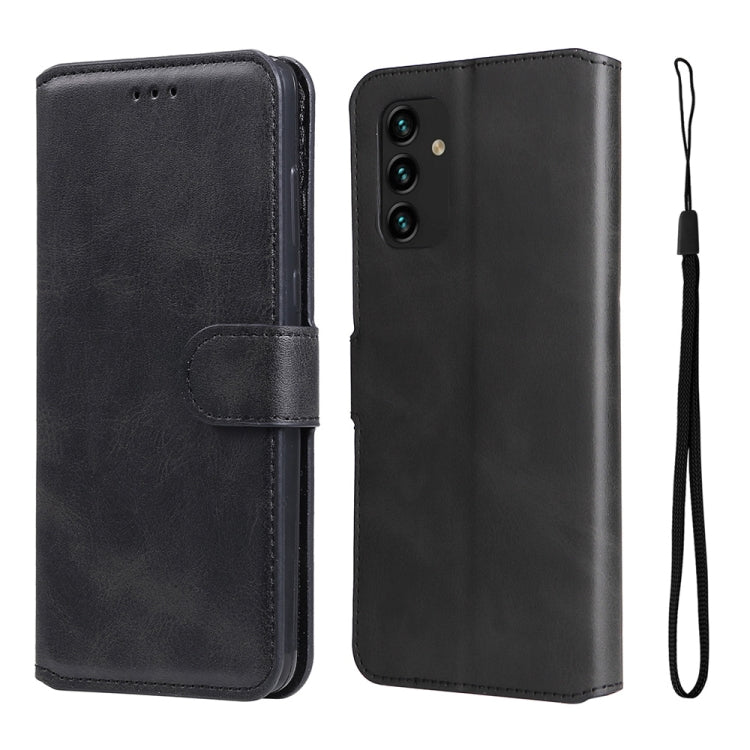 For Samsung Galaxy A13 4G JUNSUNMAY Calf Texture Leather Phone Case