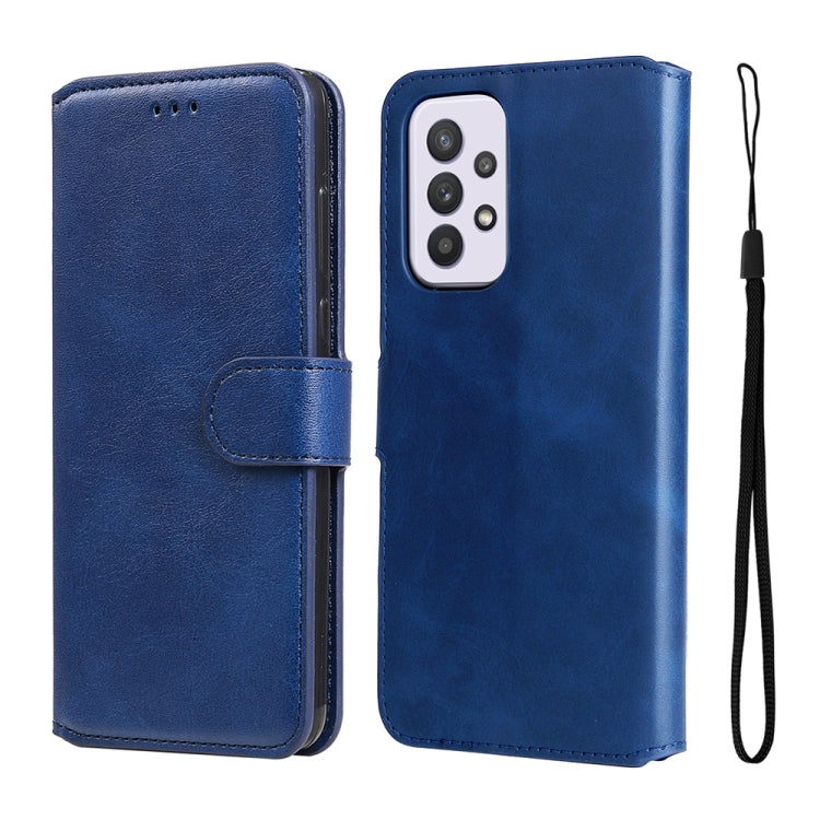 For Samsung Galaxy A33 5G JUNSUNMAY Calf Texture Leather Phone Case
