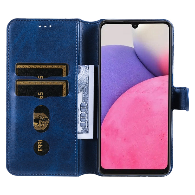 For Samsung Galaxy A33 5G JUNSUNMAY Calf Texture Leather Phone Case