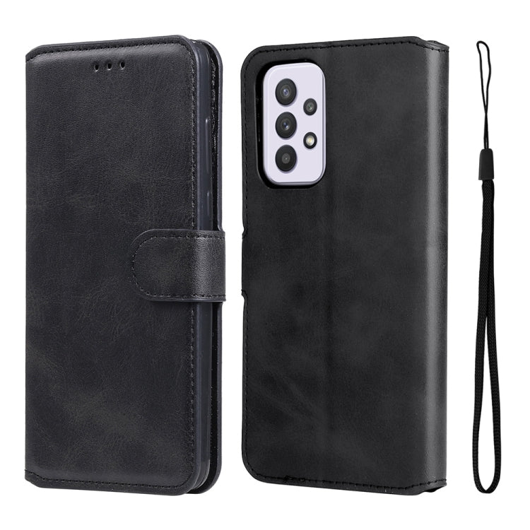 For Samsung Galaxy A33 5G JUNSUNMAY Calf Texture Leather Phone Case