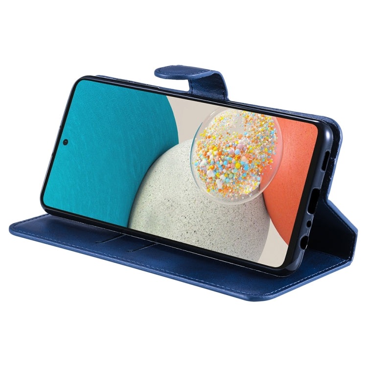 For Samsung Galaxy A53 5G JUNSUNMAY Calf Texture Leather Phone Case