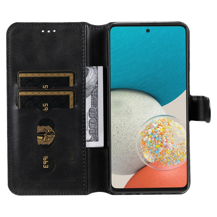 For Samsung Galaxy A53 5G JUNSUNMAY Calf Texture Leather Phone Case