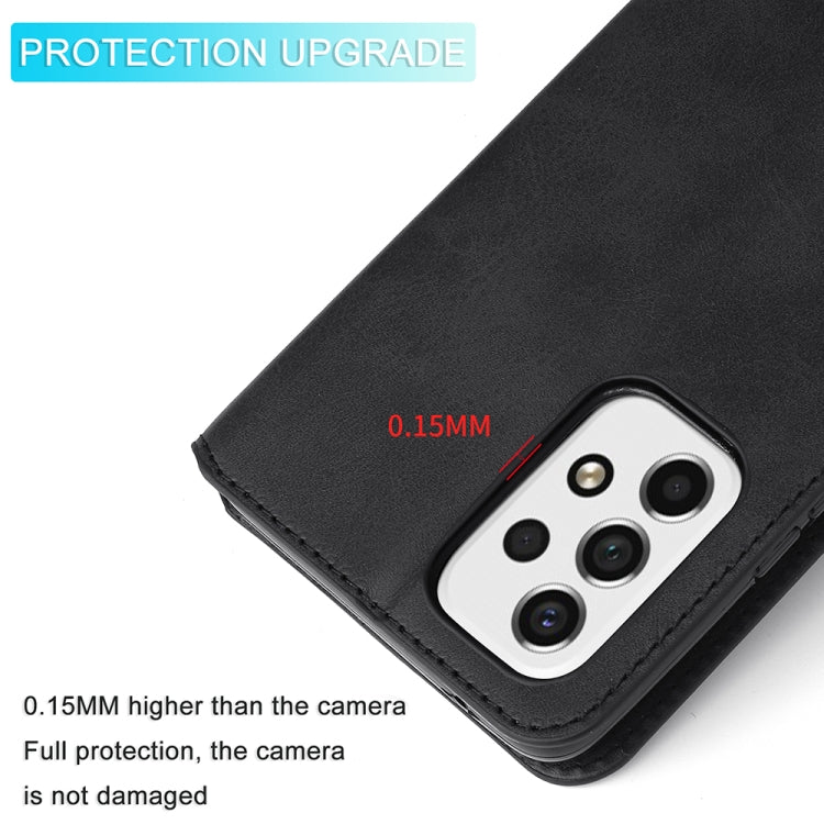 For Samsung Galaxy A53 5G JUNSUNMAY Calf Texture Leather Phone Case