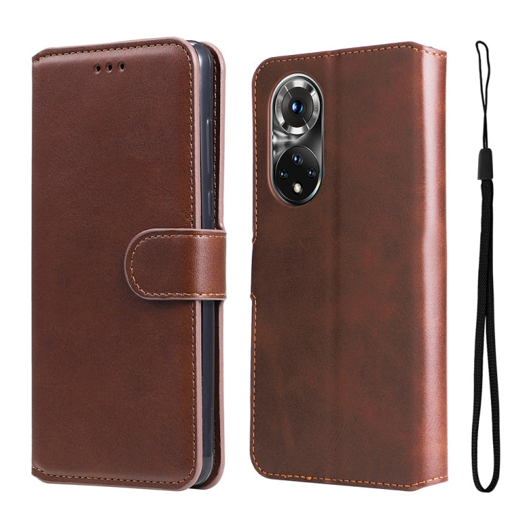 For Honor 50 Pro / Huawei Nova 9 Pro JUNSUNMAY  Calf Texture Leather Phone Case