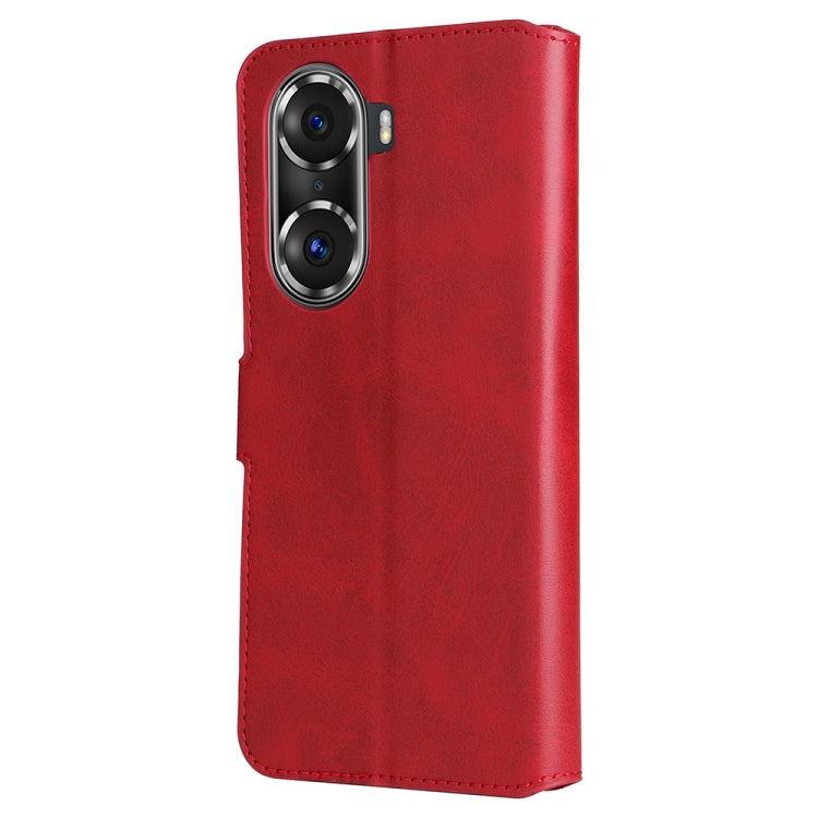 For Honor 60 Pro JUNSUNMAY Calf Texture Leather Phone Case