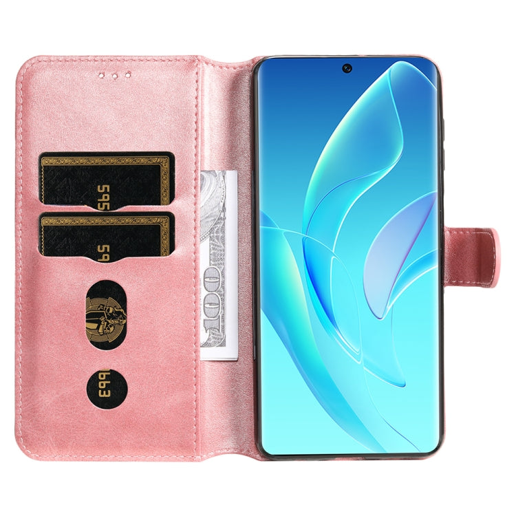 For Honor 60 JUNSUNMAY Calf Texture Leather Phone Case