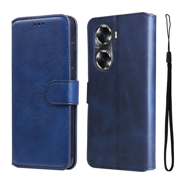 For Honor 60 JUNSUNMAY Calf Texture Leather Phone Case