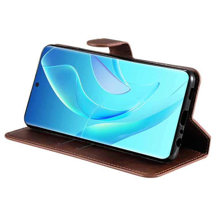 For Honor 60 JUNSUNMAY Calf Texture Leather Phone Case