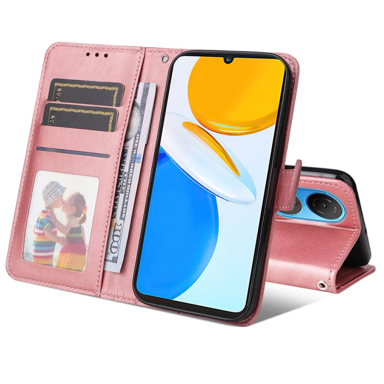 For Honor X7 / Play 30 Plus JSM Calf Texture Leather Phone Case