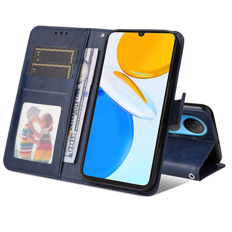 For Honor X7 / Play 30 Plus JSM Calf Texture Leather Phone Case