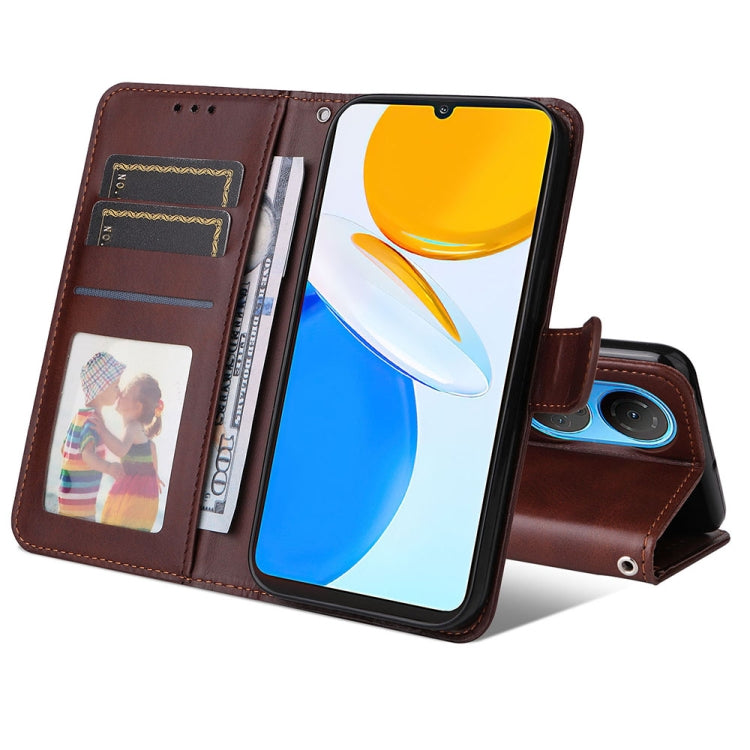 For Honor X7 / Play 30 Plus JSM Calf Texture Leather Phone Case