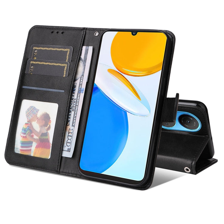 For Honor X7 / Play 30 Plus JSM Calf Texture Leather Phone Case