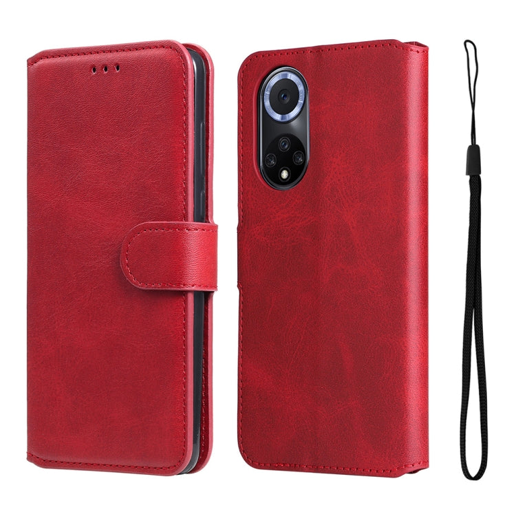 For Honor 50 5G / Huawei Nova 9 JUNSUNMAY Calf Texture Leather Phone Case