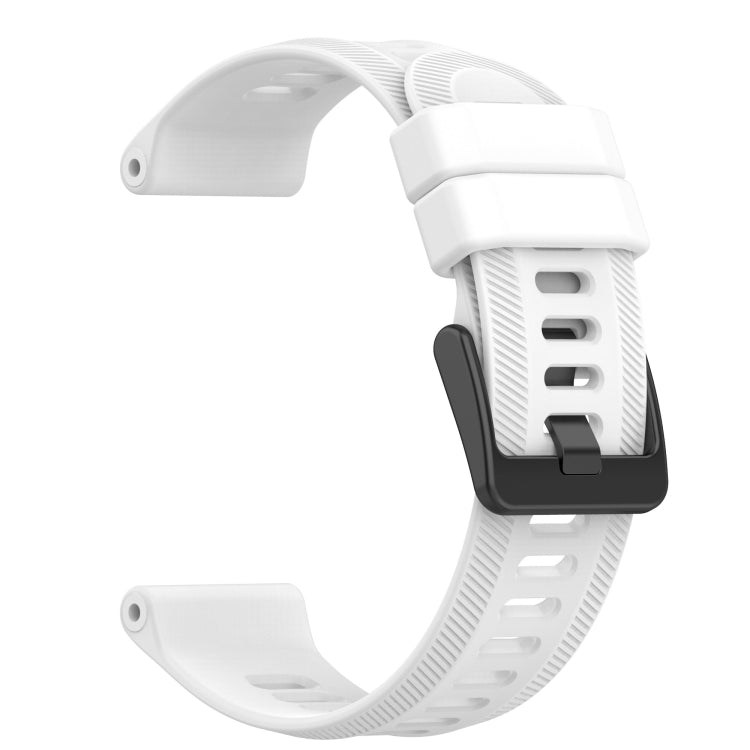 For Garmin Forerunner 955 22mm Solid Color Silicone Watch Band