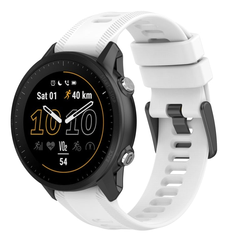 For Garmin Instinct 2 22mm Solid Color Silicone Watch Band