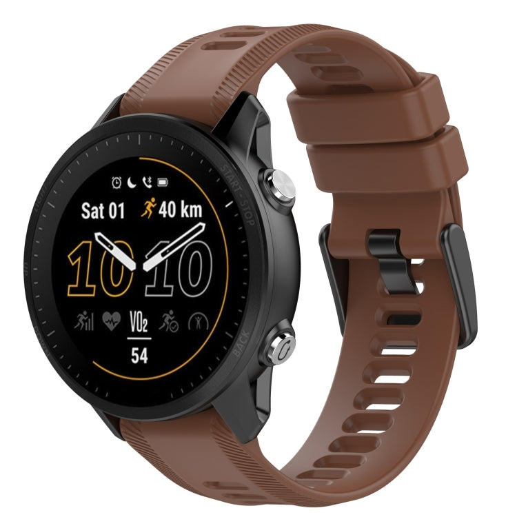For Garmin Approach S62 22mm Solid Color Silicone Watch Band