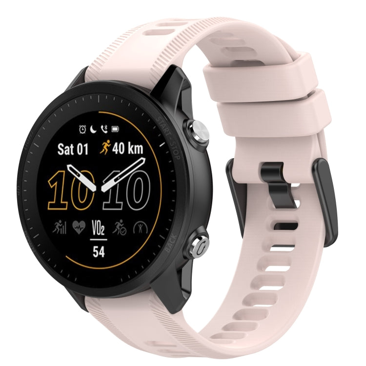 For Garmin Fenix 6 GPS 22mm Solid Color Silicone Watch Band