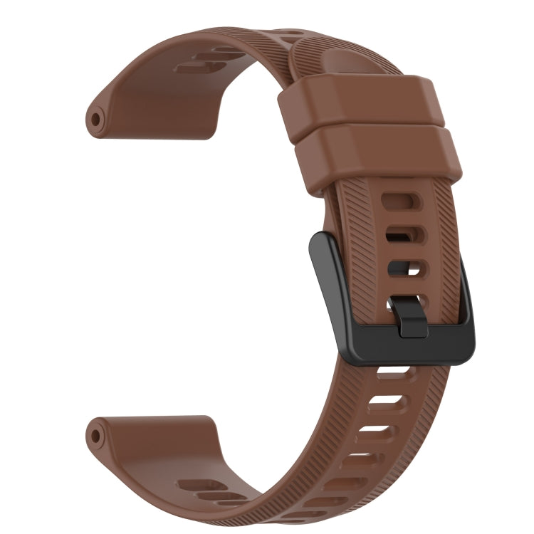 For Garmin Fenix 6 Pro GPS 22mm Solid Color Silicone Watch Band