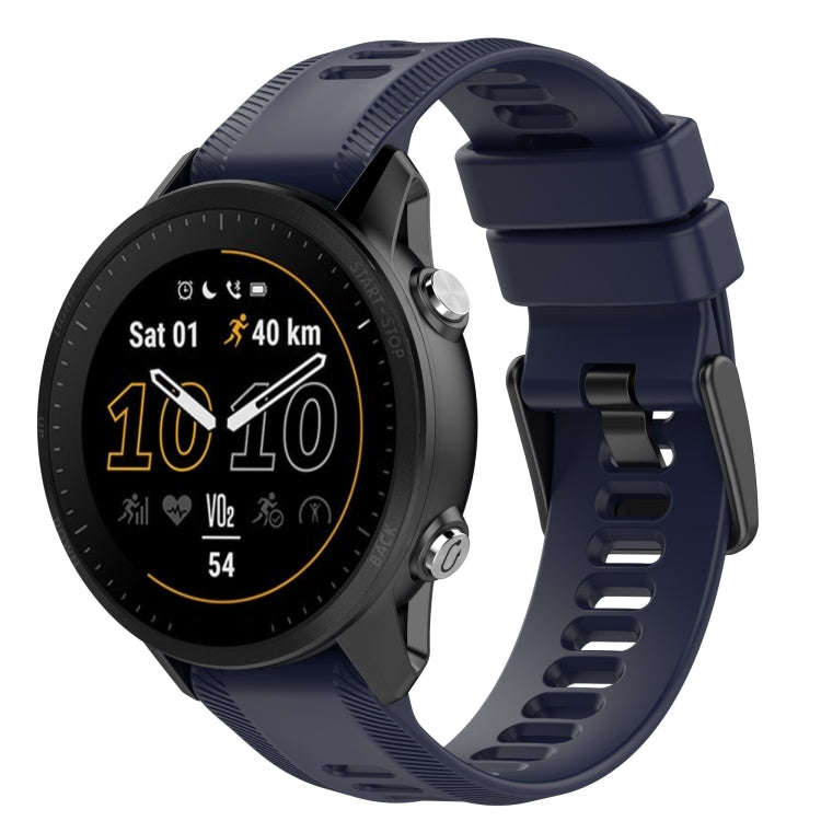 For Garmin Fenix 6 Sapphire GPS 22mm Solid Color Silicone Watch Band