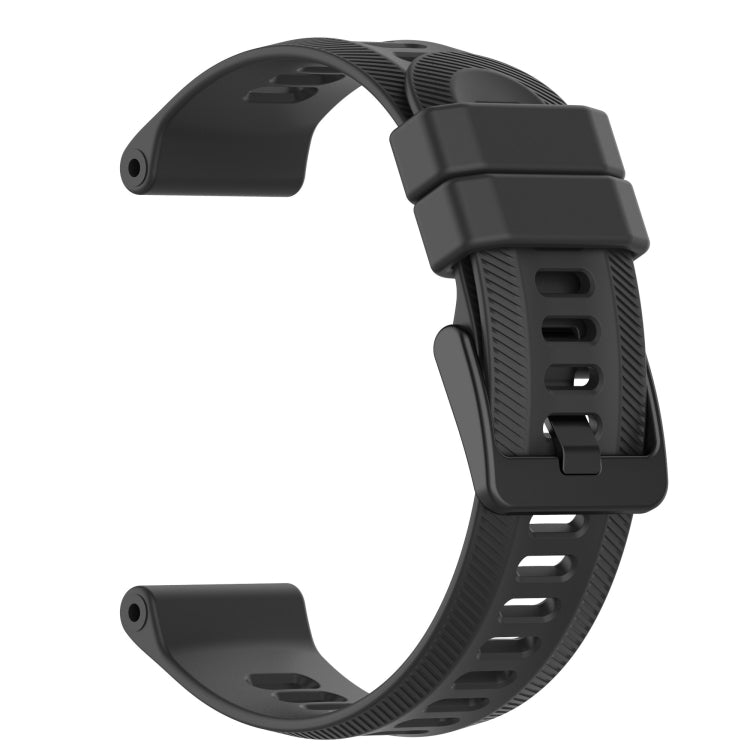 For Garmin Quatix 5 22mm Solid Color Silicone Watch Band