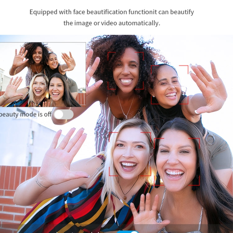 V12 3.0 inch Rotatable LCD Screen 20MP 16X Digital Zoom 1080P Recording Video Camera Camcorder, Model:Standard + Microphone