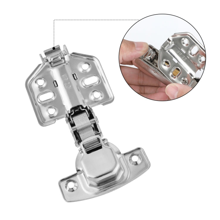 304 Stainless Steel Hinge Hydraulic Damping Mute Thickening Buffer Hinge