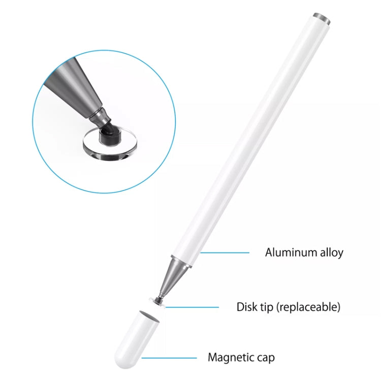 AT-28 Macarone Color Passive Capacitive Pen Mobile Phone Touch Screen Stylus with 1 Pen Head