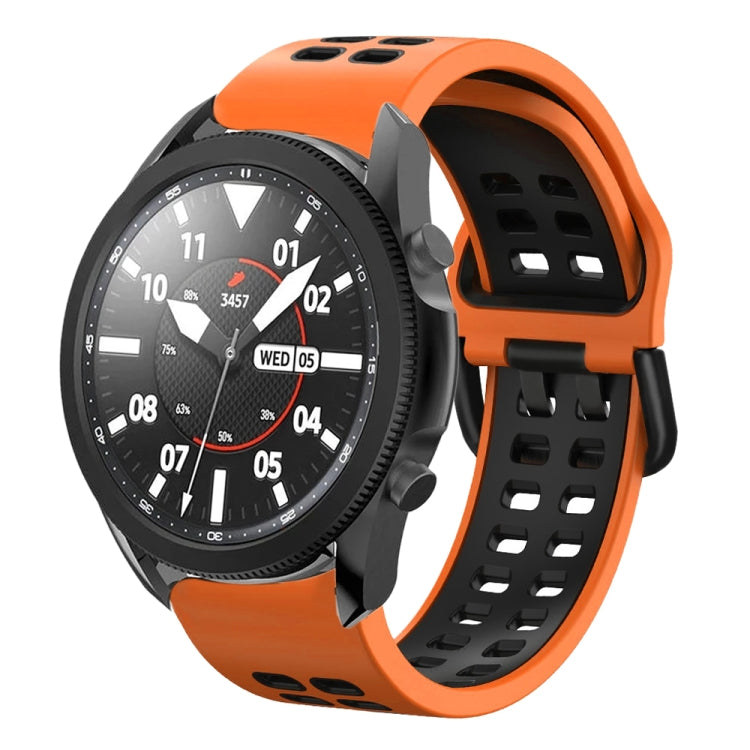 For Samsung Galaxy Watch 5 Pro  45mm 20mm Breathable Two-Color Silicone Watch Band