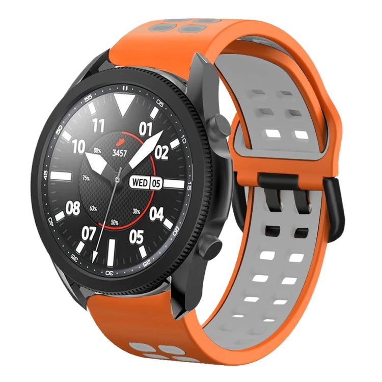 For Samsung Galaxy Watch 5 Pro  45mm 20mm Breathable Two-Color Silicone Watch Band