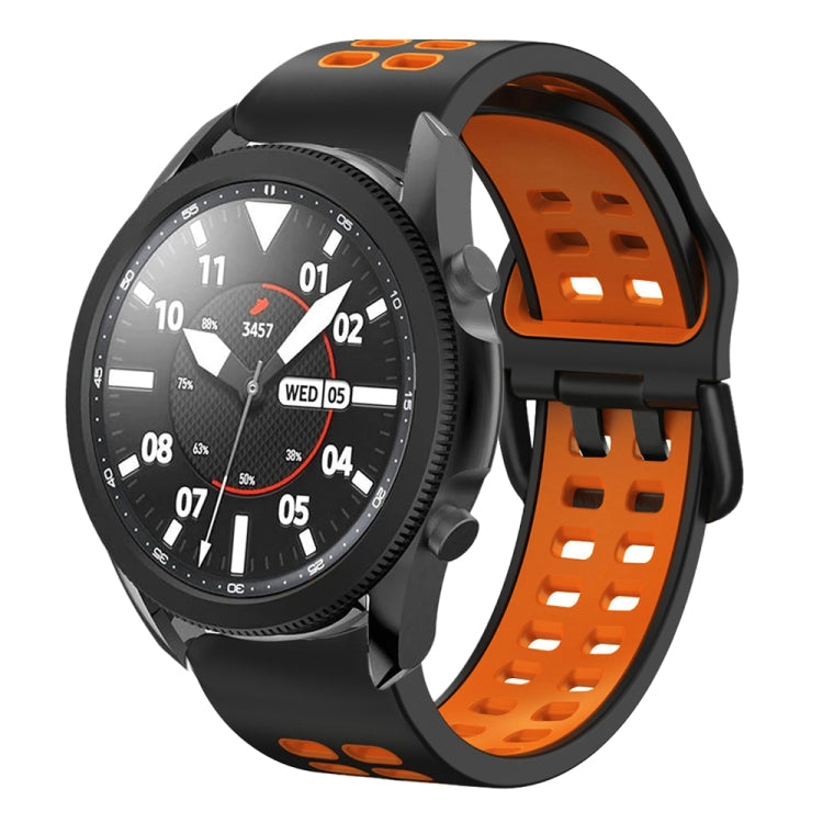 For Samsung Galaxy Watch 5 Pro  45mm 20mm Breathable Two-Color Silicone Watch Band