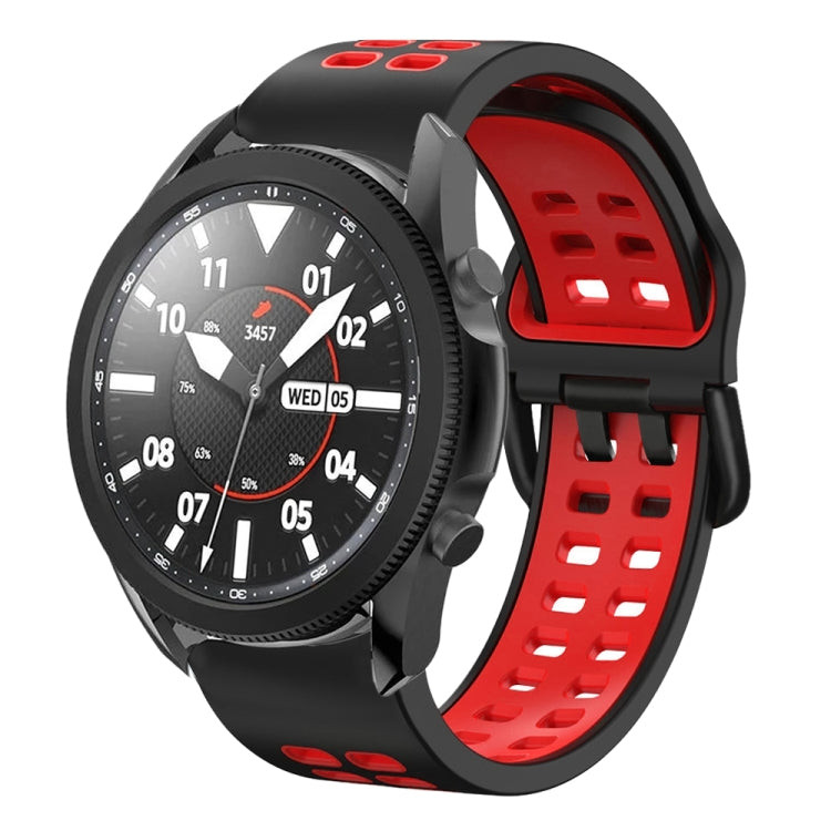 For Samsung Galaxy Watch 5 Pro  45mm 20mm Breathable Two-Color Silicone Watch Band