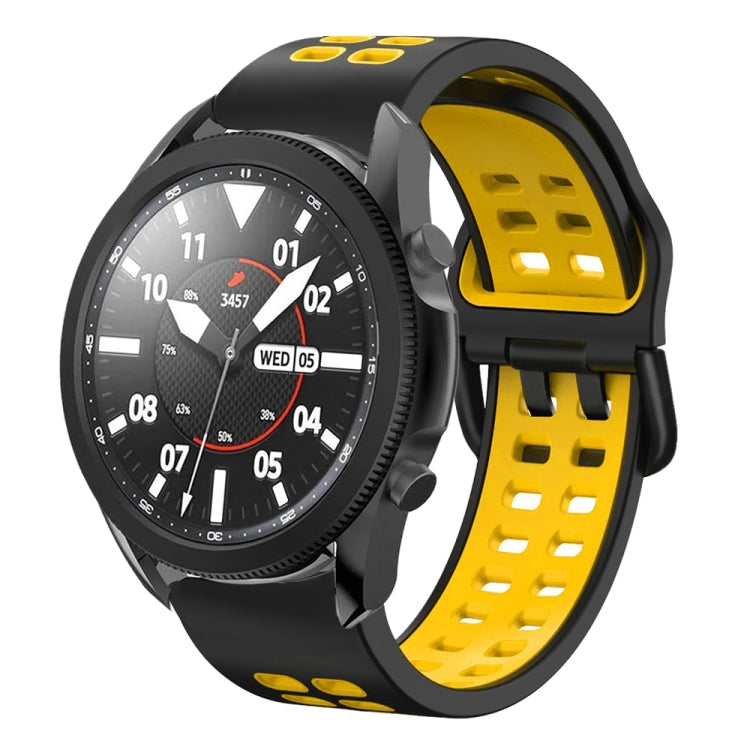For Samsung Galaxy Watch 5 Pro  45mm 20mm Breathable Two-Color Silicone Watch Band