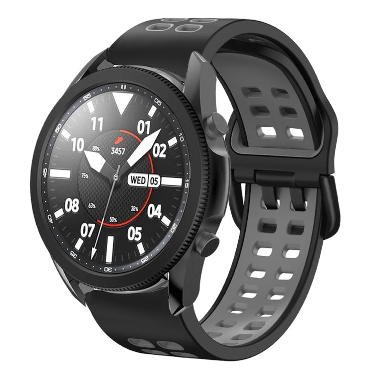 For Samsung Galaxy Watch 5 Pro  45mm 20mm Breathable Two-Color Silicone Watch Band