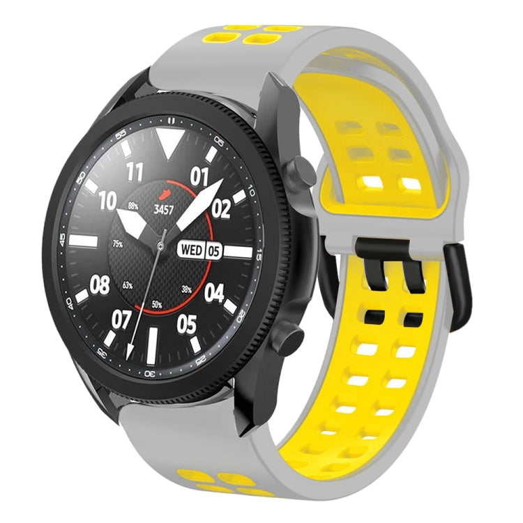 For Samsung Galaxy Watch 5 Pro  45mm 20mm Breathable Two-Color Silicone Watch Band